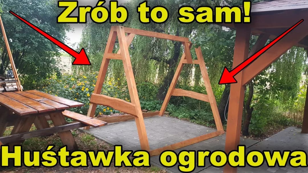 Jak zrobić drewnianą huśtawkę ogrodową: wymiary i konstrukcja krok po kroku