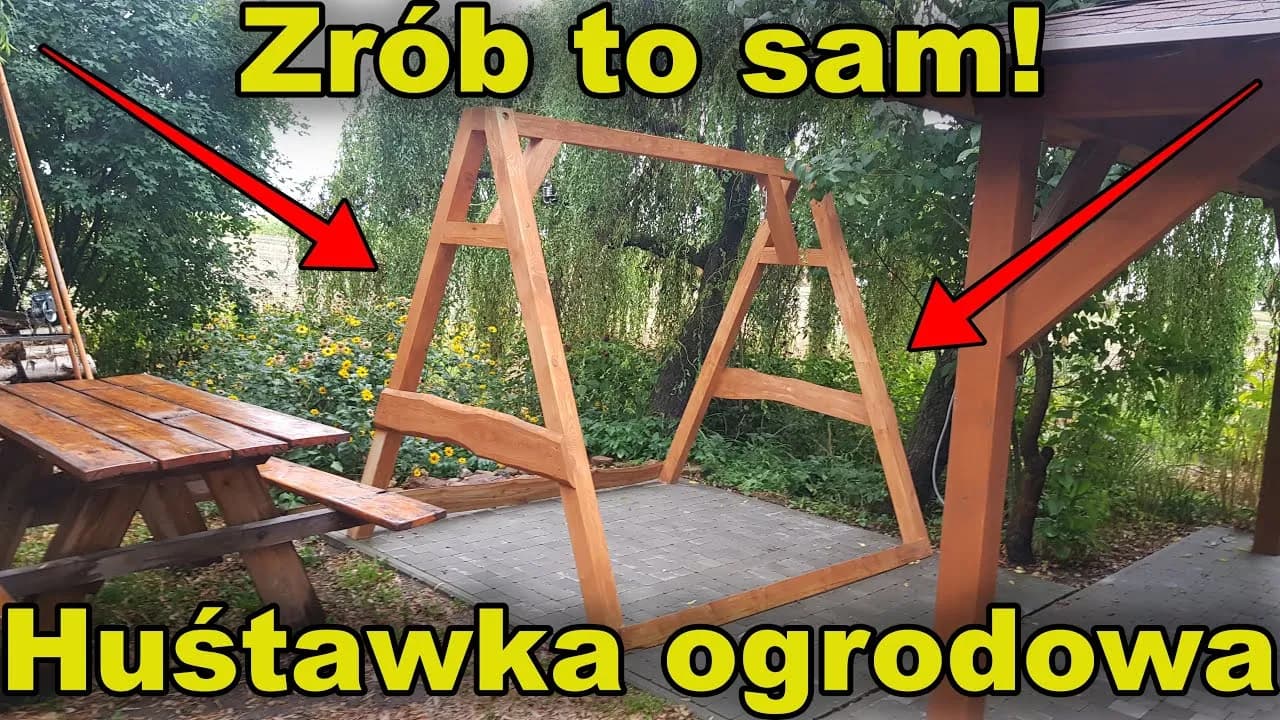 Jak zrobić drewnianą huśtawkę ogrodową: wymiary i konstrukcja krok po kroku